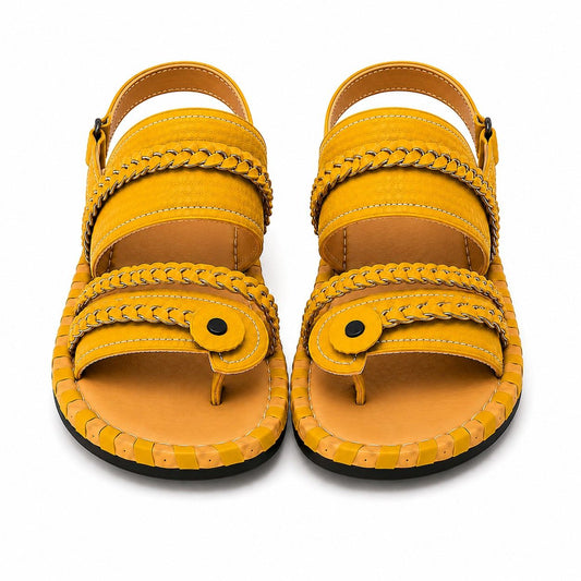 YELLOW Balochi Mehr Chappal