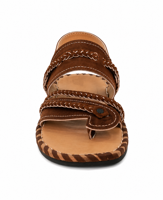 Brown Balochi Mehr Chappal