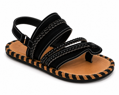Black Balochi Mehr Chappal